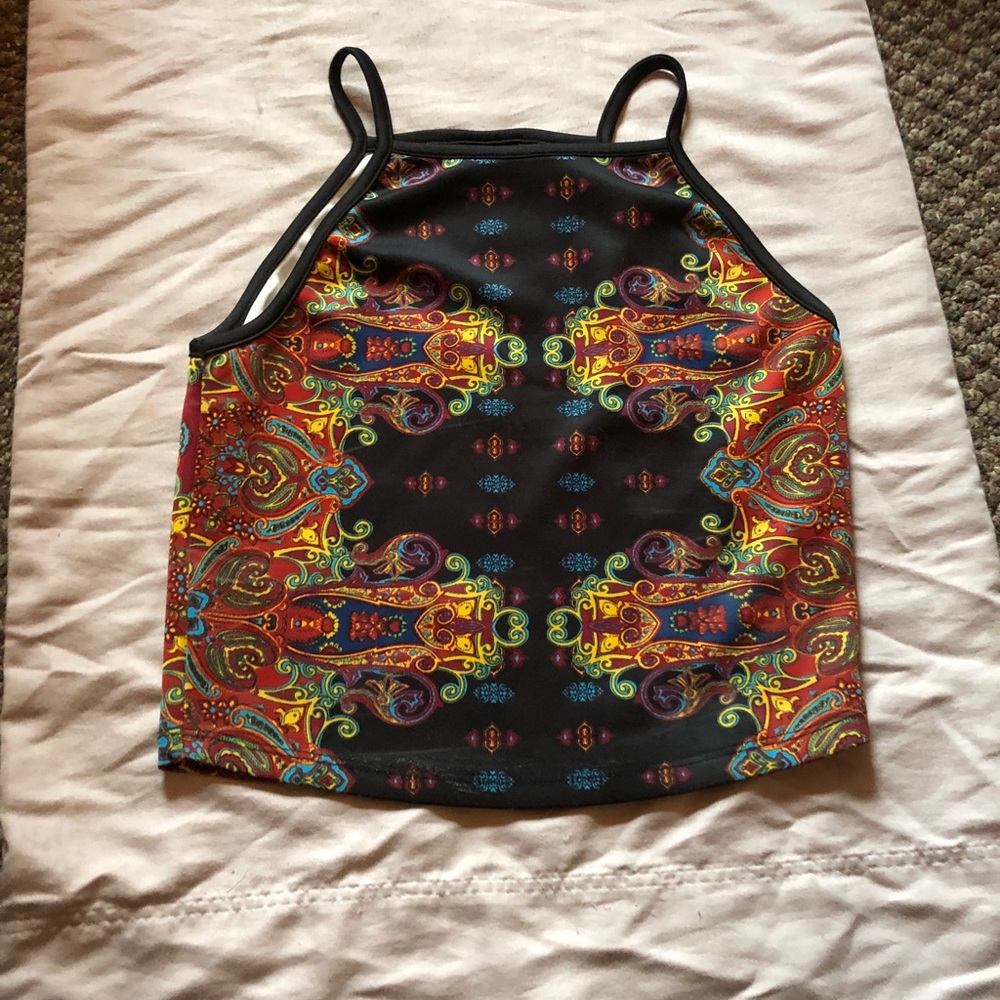 Cute comfortable festive crop top size M
